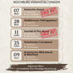 Kochkurs Kalender